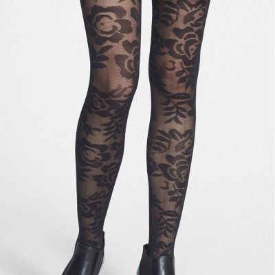 Commando Poppy Floral' Tights black size Small